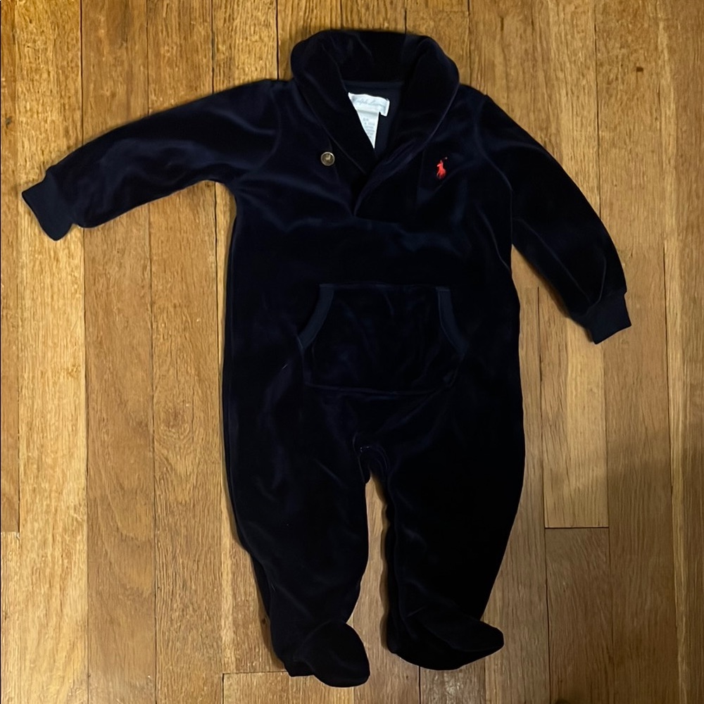 Navy Blue Kids One Piece by Ralph Lauren